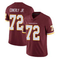 W.Commanders #72 Josh Conerly Jr. Player Burgundy Limited Team Color Vapor Untouchable Home Game Stitched Jerseys