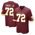 W.Commanders #72 Josh Conerly Jr. Player Burgundy Team Color Home Game Stitched Jerseys