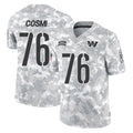 W.Commanders #76 Sam Cosmi Player Arctic Camo Limited Salute To Service Home Game Stitched Jerseys