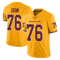 W.Commanders #76 Sam Cosmi Player Gold Limited Color Rush Home Game Stitched JerseysW.Commanders #76 Sam Cosmi Player Gold Limited Color Rush Home Game Stitched Jerseys