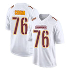 W.Commanders #76 Sam Cosmi Player White Tundra Fashion Home Game Stitched Jerseys