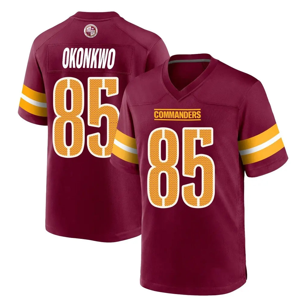 W.Commanders #85 Chig Okonkwo Player Burgundy Home Game Stitched Jerseys