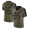 W.Commanders #85 Chig Okonkwo Player Olive Salute To Service Limited Game Stitched Jerseys