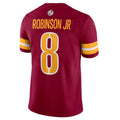 W.Commanders #8 Brian Robinson Jr. Burgundy Vapor Untouchable Limited American Stitched Jersey