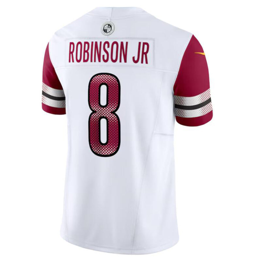 W.Commanders #8 Brian Robinson Jr. White Vapor F.U.S.E. Limited American Stitched Jerseys