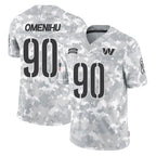 W.Commanders #90 Charles Omenihu Player Arctic Camo Limited Salute To Service Home Game Stitched Jerseys