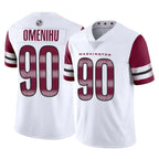W.Commanders #90 Charles Omenihu Player White Limited Vapor Home Game Stitched Jerseys