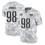 W.Commanders #98 Odafe Oweh Player Arctic Camo Limited Salute To Service Home Game Stitched Jerseys