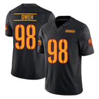 W.Commanders #98 Odafe Oweh Player Black Limited Vapor F.U.S.E. Home Game Stitched Jerseys