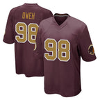 W.Commanders #98 Odafe Oweh Player Burgundy Alternate Home Game Stitched Jerseys