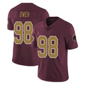 W.Commanders #98 Odafe Oweh Player Burgundy Alternate Vapor Untouchable Home Game Stitched Jerseys