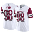 W.Commanders #98 Odafe Oweh Player White Limited Vapor Home Game Stitched Jerseys