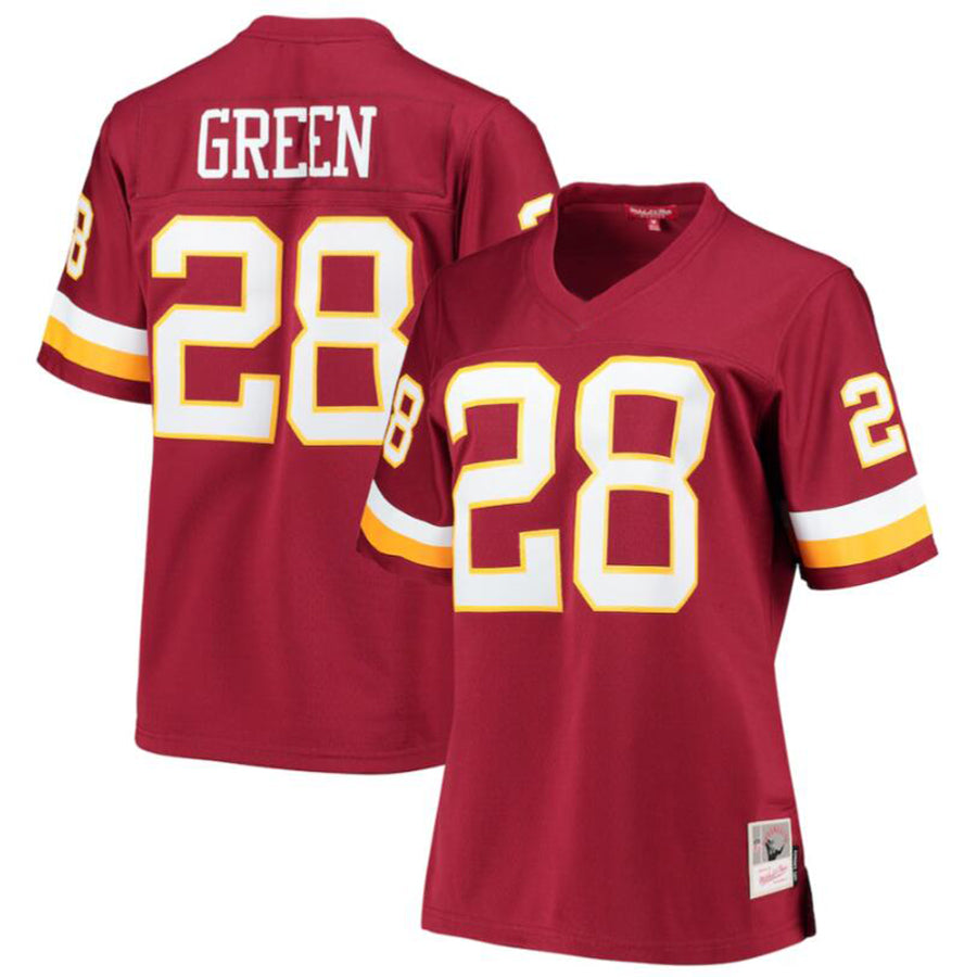 Washington Football Team #28 Darrell Green Burgundy Legacy Replica Player American Stitched Jersey