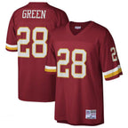 Washington Football Team #28 Darrell Green Mitchell & Ness Burgundy Legacy Replica Stitched Jersey