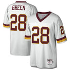Washington Football Team #28 Darrell Green Mitchell & Ness White Legacy Replica Stitched Jersey