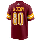 W.Commanders #80 Tyree Jackson Burgundy Team Game Jersey