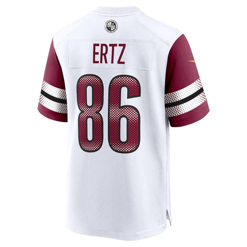 W.Commanders #86 Zach Ertz White Game Jersey