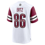 W.Commanders #86 Zach Ertz White Game Jersey