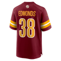 W.Commanders #38 Chase Edmonds Burgundy Team Game Jersey