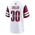W.Commanders #30 Austin Ekeler White Game Jersey