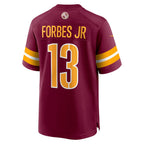 W.Commanders #13 Emmanuel Forbes Jr. Burgundy Game Jersey