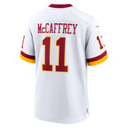 W.Commanders #11 Luke McCaffrey White Game Super Bowl Era Jersey